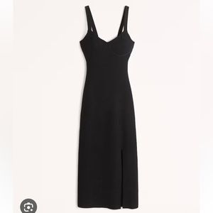 Abercrombie corset midi sweater dress